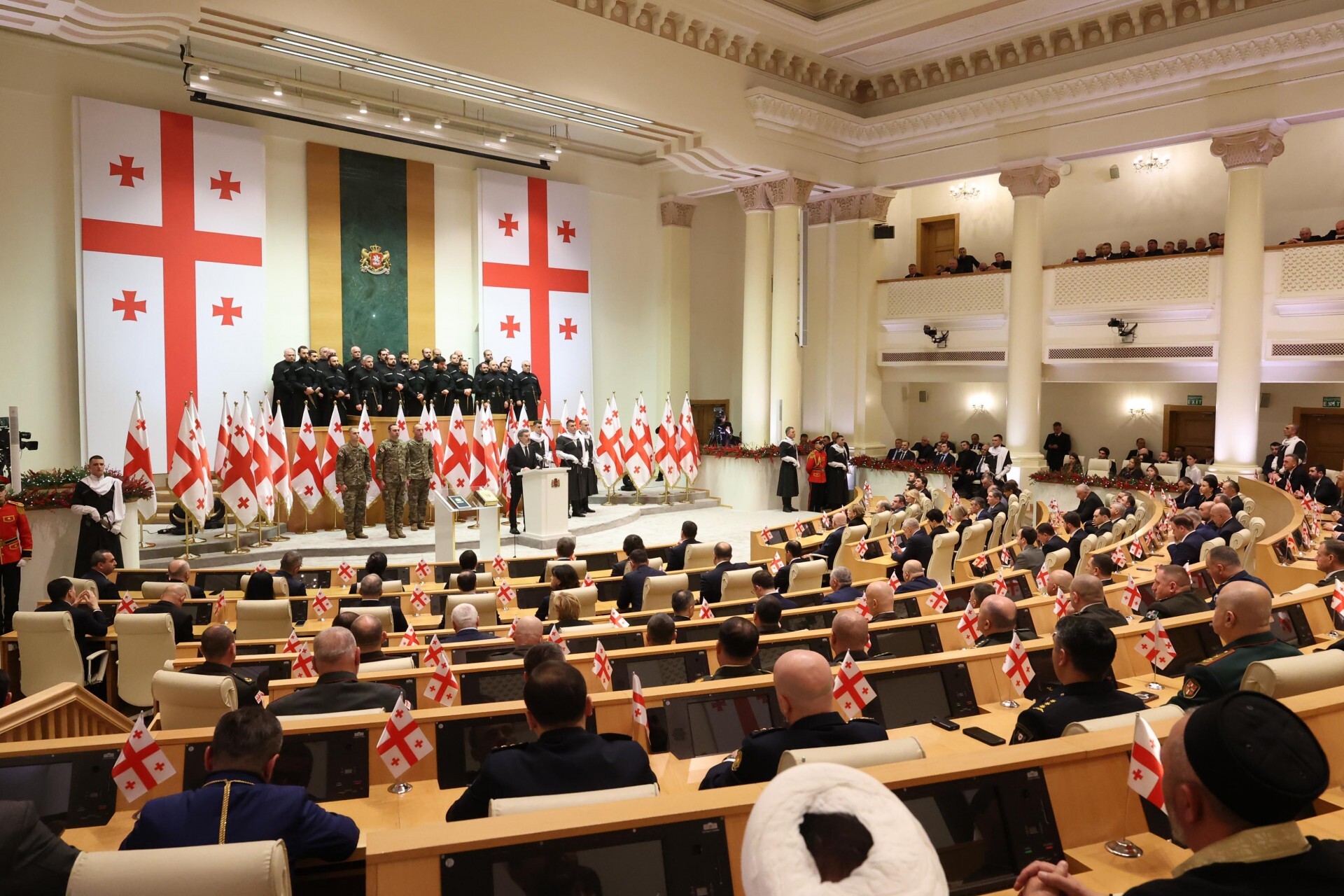 საქართველოს მეექვსე პრეზიდენტის - მიხეილ ყაველაშვილის ინაუგურაცია გაიმართა