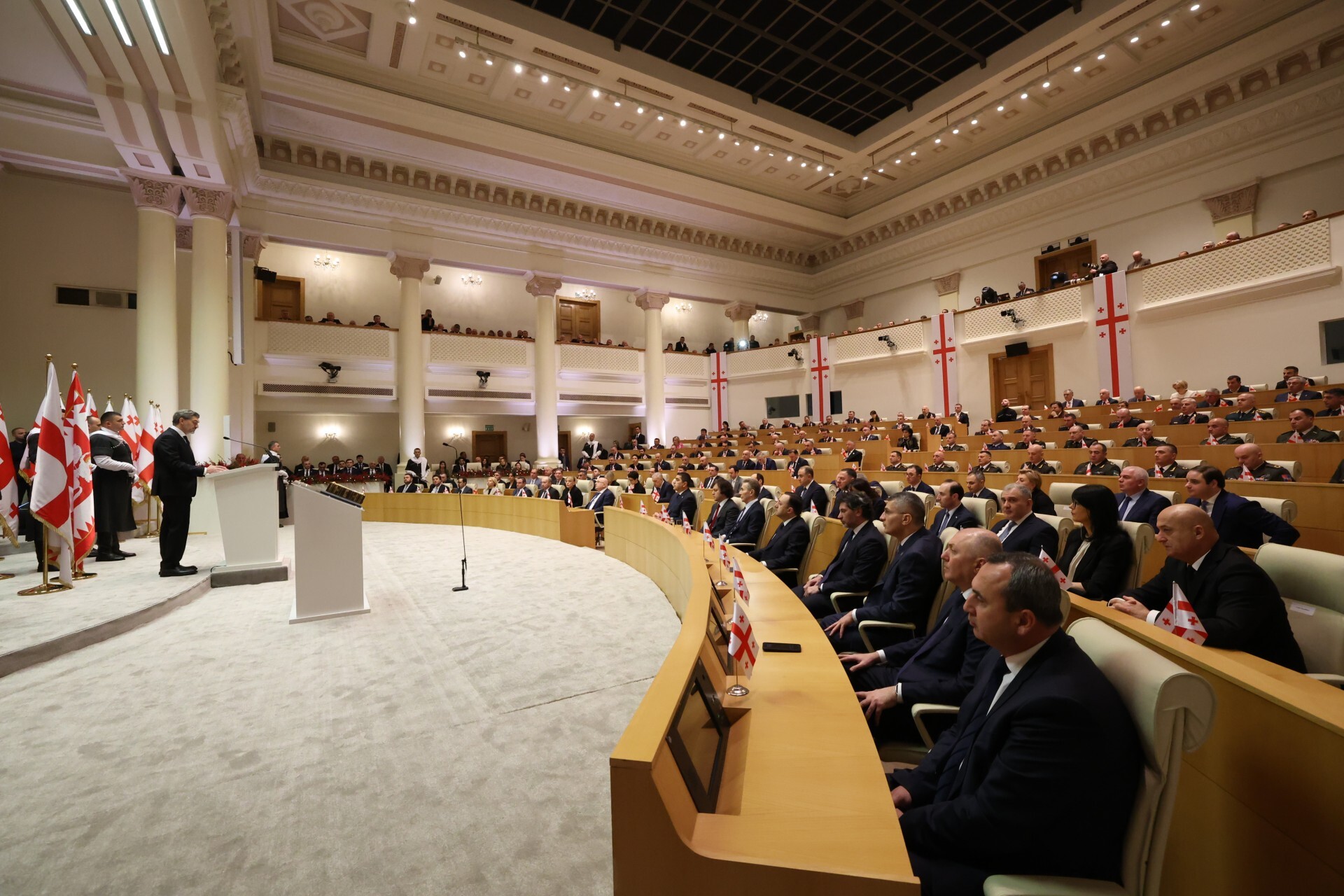 საქართველოს მეექვსე პრეზიდენტის - მიხეილ ყაველაშვილის ინაუგურაცია გაიმართა