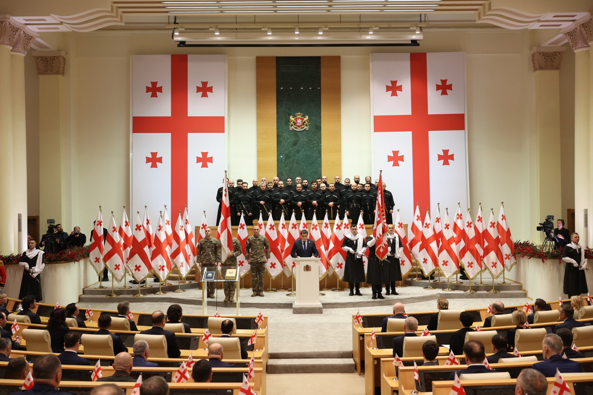 საქართველოს მეექვსე პრეზიდენტის - მიხეილ ყაველაშვილის ინაუგურაცია გაიმართა