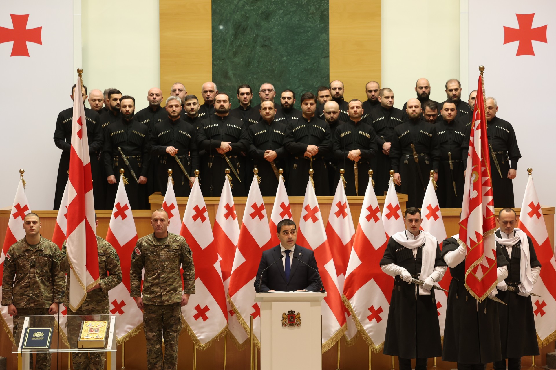 საქართველოს მეექვსე პრეზიდენტის - მიხეილ ყაველაშვილის ინაუგურაცია გაიმართა