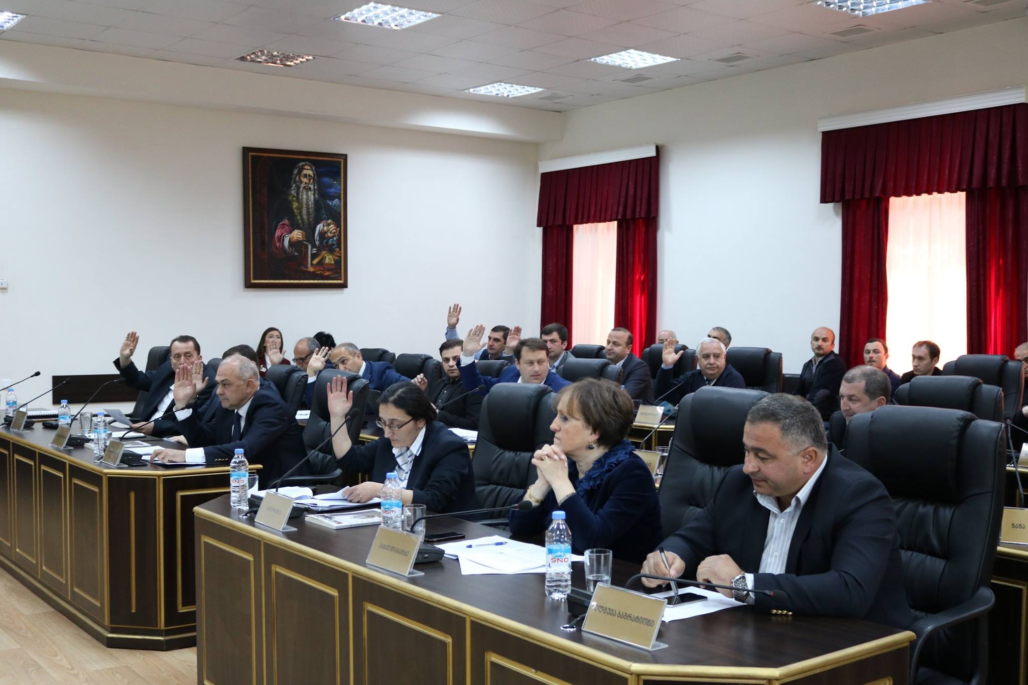 პლენარულ სხდომაზე სამი საკითხი განიხილეს