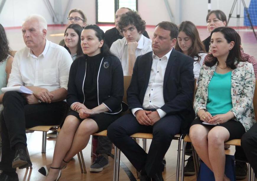 ვლადიმერ მგალობლიშვილი &nbsp;თბილისში&nbsp; რობოტიკის პროექტის პრეზენტაციას &nbsp;დაესწრო