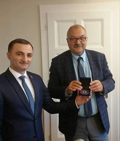 დავით გაბაიძე ქვემო სილეზიის მარშალს ცეზარ ფშიბილსკის შეხვდა