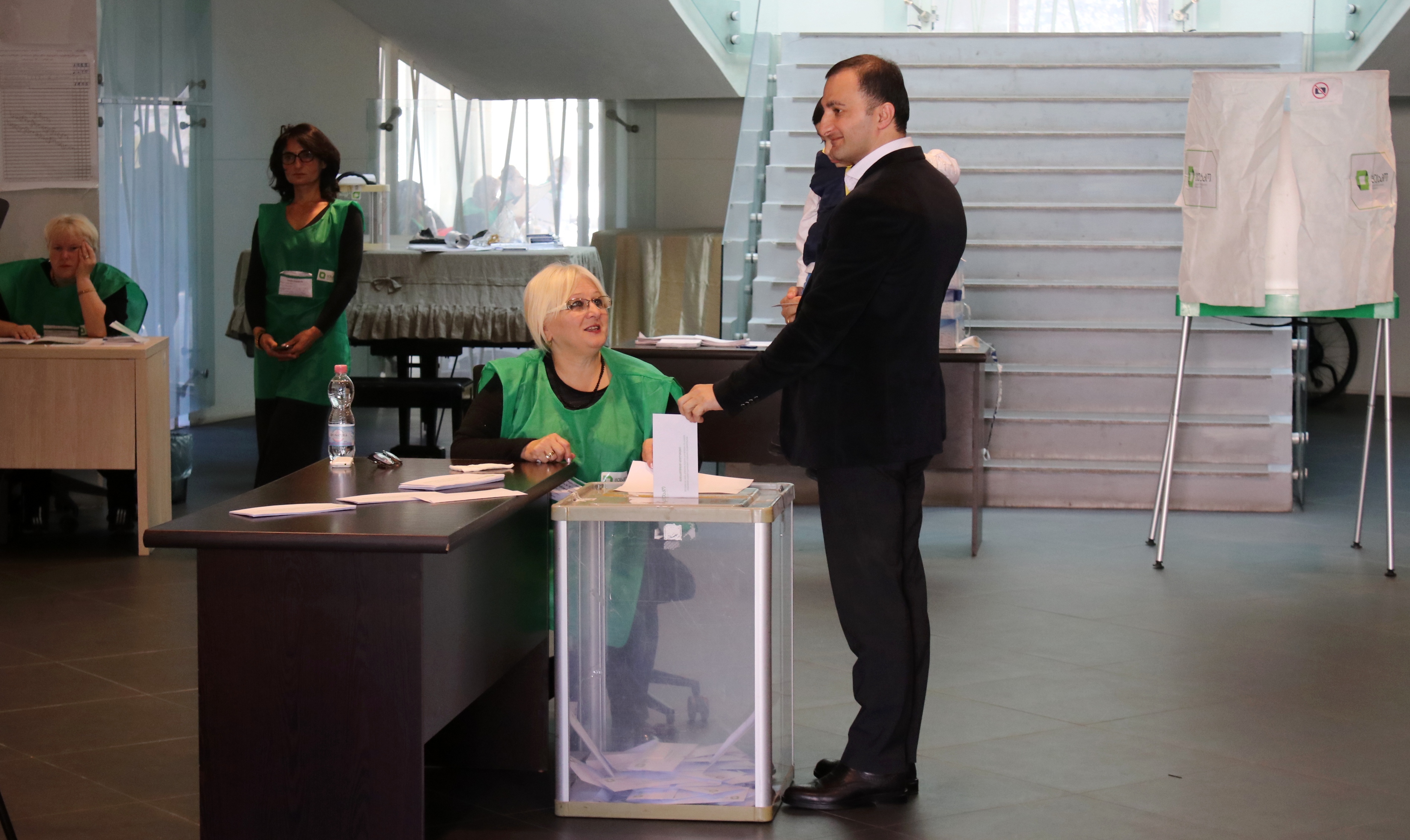 &nbsp; დავით გაბაიძე:“ ხმა მივეცი საქართველოს ბედნიერ მომავალს“