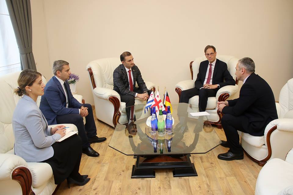 დავით გაბაიძემ ჰუბერტ ქნირშს უმასპინძლა