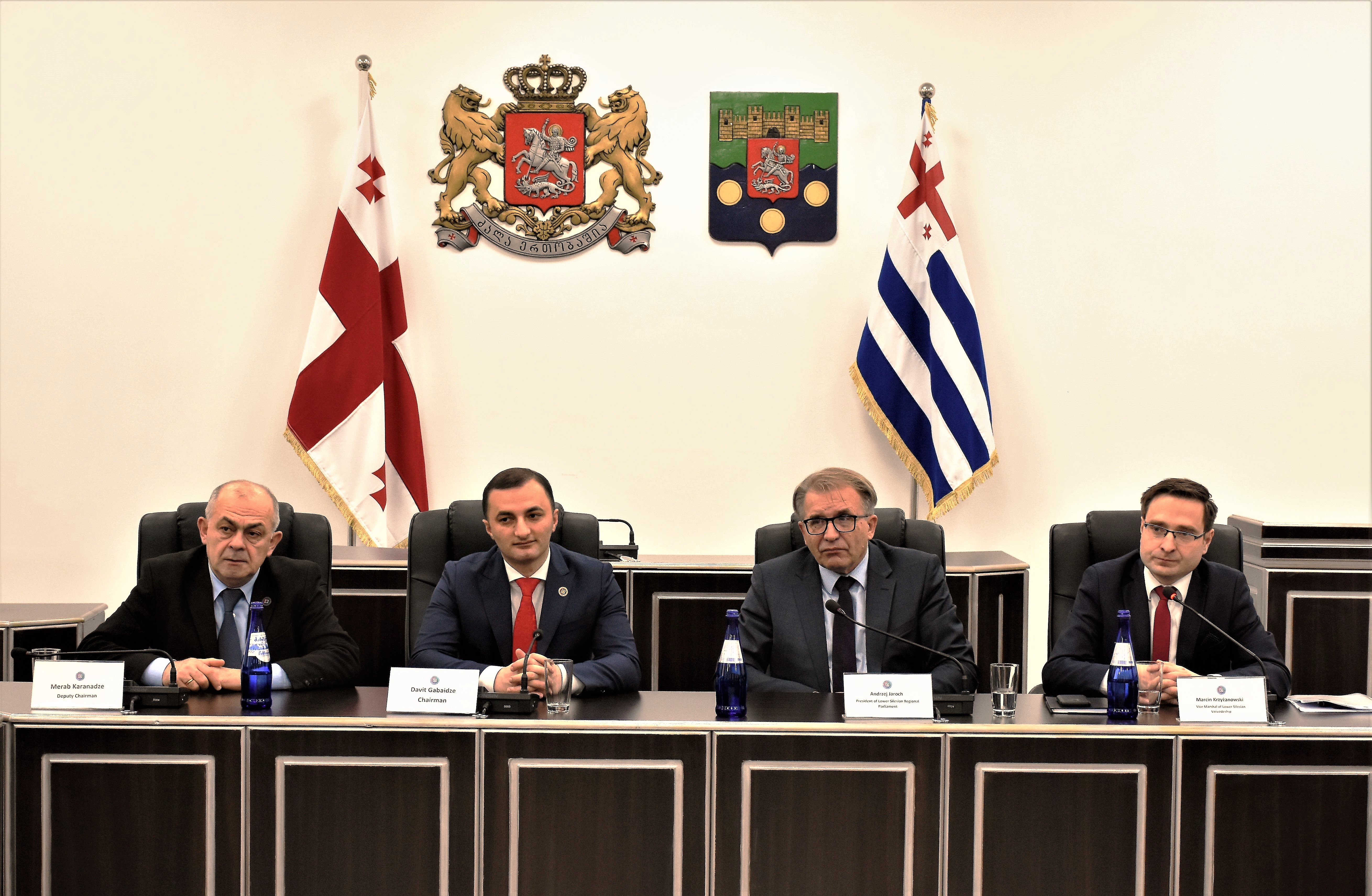 უმაღლეს საბჭოში ქვემო სილეზიის სეიმის ოფიციალურ დელეგაციას უმასპინძლეს