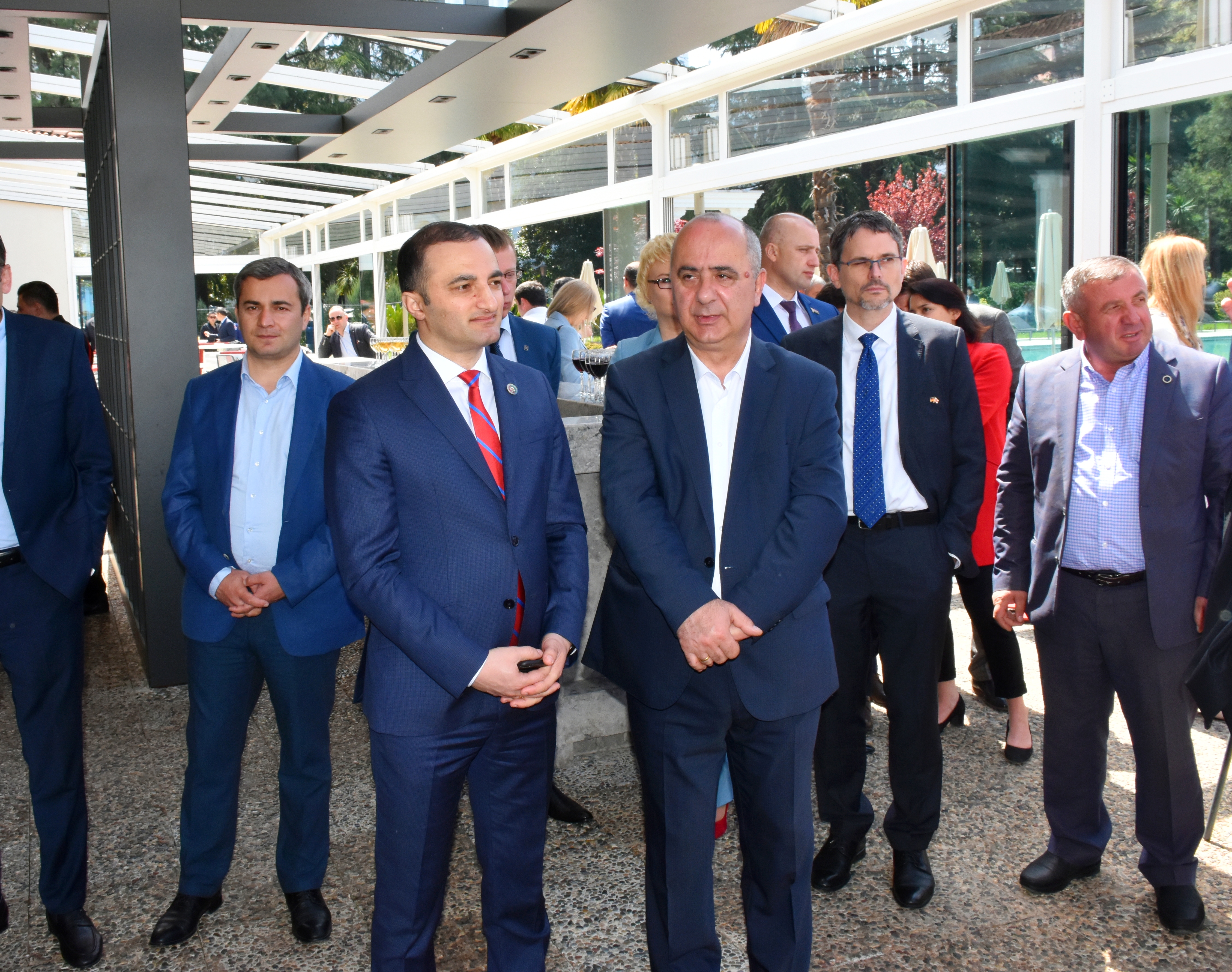 დამეგობრებული ქალაქების წარმომადგენლების ოფიციალური მიღება