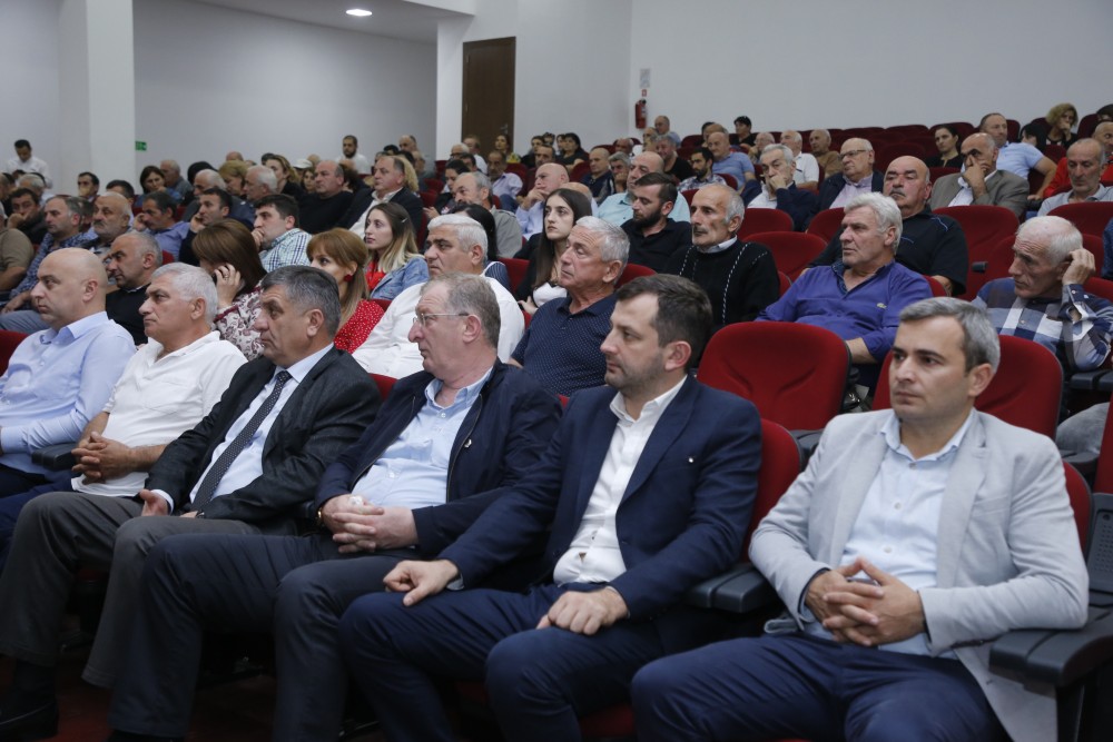 საკონსტიტუციო ცვლილებების მორიგი განხილვა ხელვაჩაურში გაიმართა  