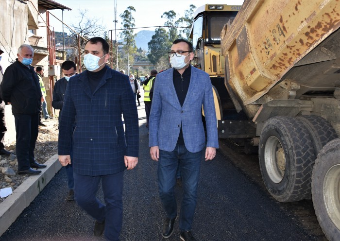ტიტე აროშიძე ქალაქში მიმდინარე ინფრასტრუქტურულ სამუშაოებს გაეცნო