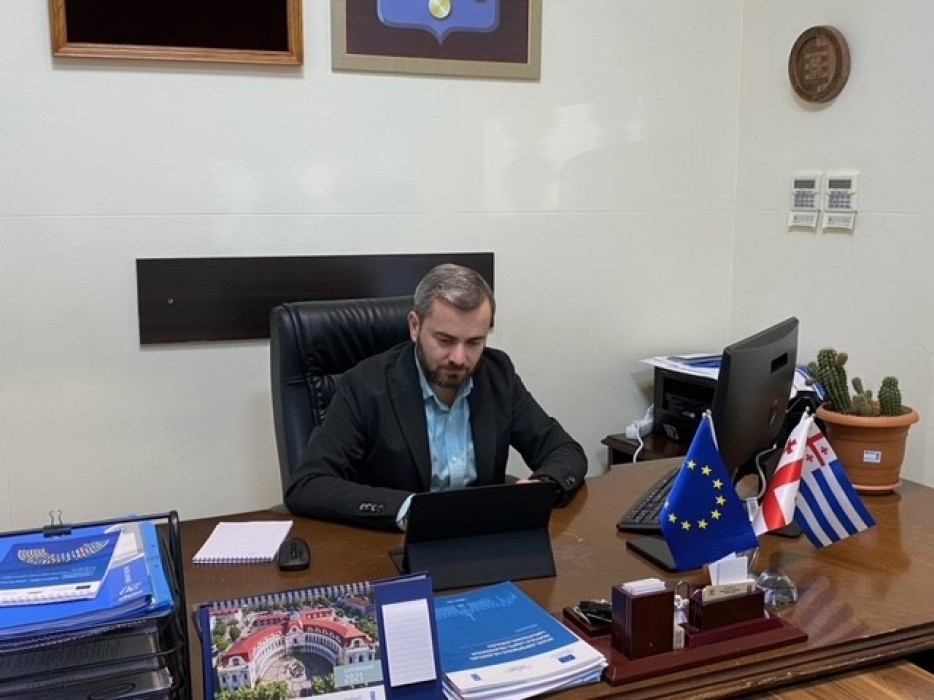 დავით გაბაიძესა და ლუბუშის სავოევოდოს სეიმიკის თავმჯდომარეს, ქალბატონ ვიოლეტა ჰაზერლაკს შორის ვიდეო შეხვედრა გაიმართა 