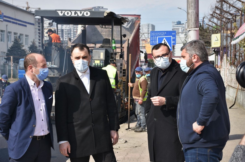 ტიტე აროშიძე ინფრასტრუქტურულ სამუშაოებს გაეცნო