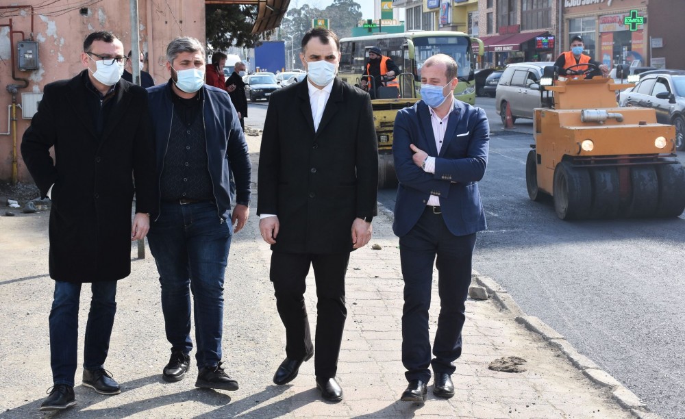 ტიტე აროშიძე ინფრასტრუქტურულ სამუშაოებს გაეცნო