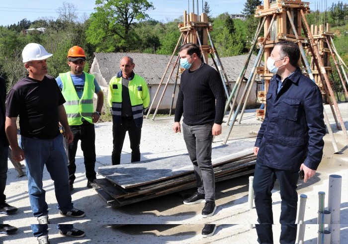 სოფელ ლეღვაში   საბავშვო ბაღი შენდება