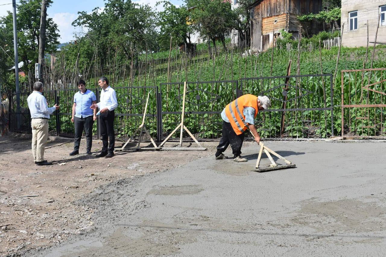 ფრიდონ ფუტკარაძე მაწყვალთაში მიმდინარე ინფრასტრუქტურულ სამუშაოებს გაეცნო