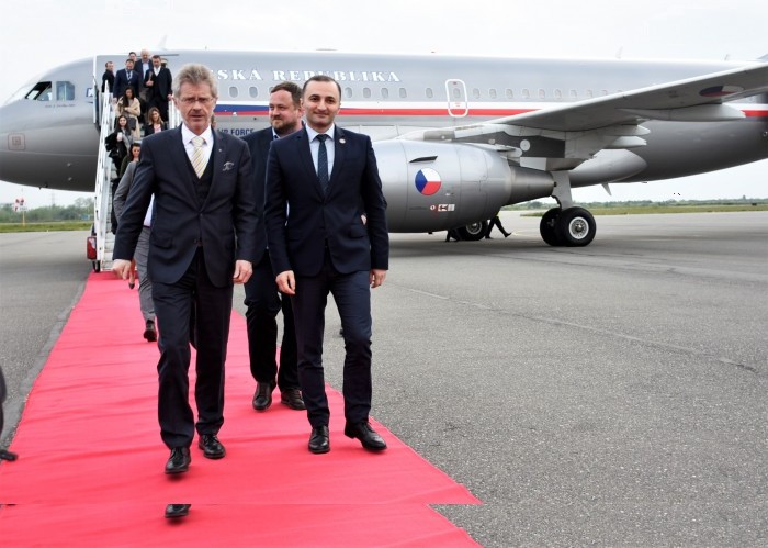 ბათუმს ჩეხეთის რესპუბლიკის პარლამენტის სენატის პრეზიდენტი ეწვია