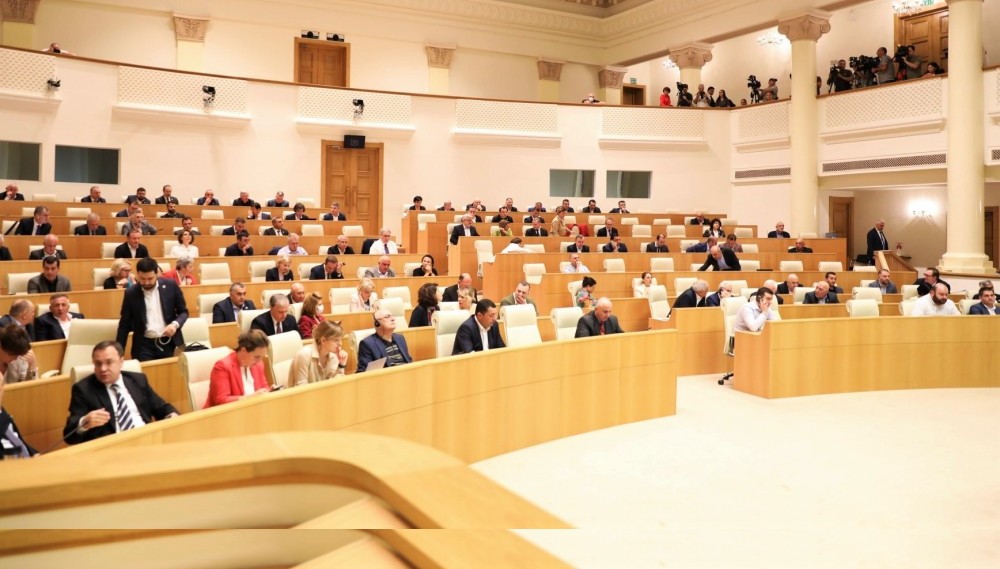 დავით გაბაიძე პრემიერ-მინისტრის ანგარიშს დაესწრო