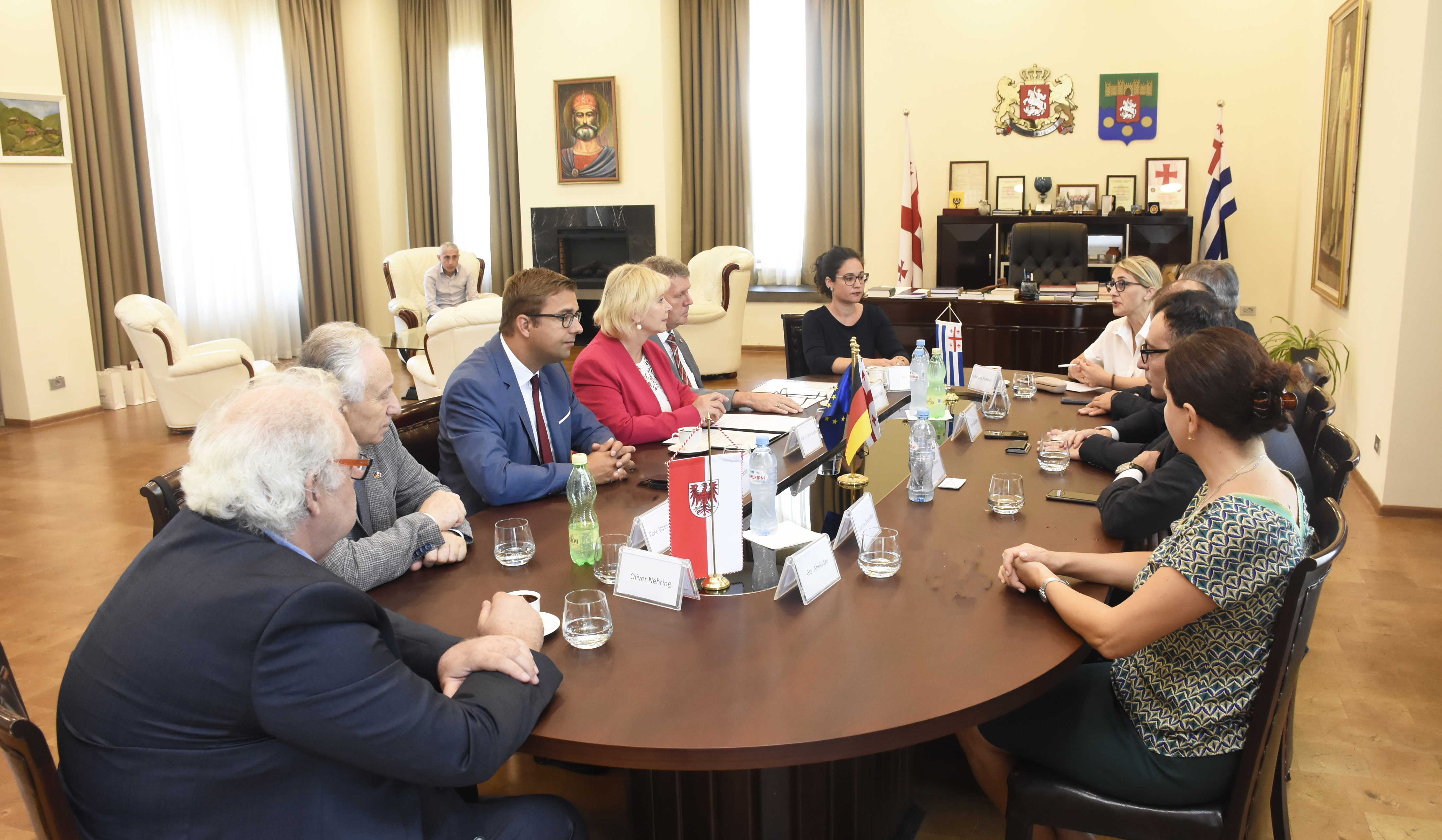 დავით გაბაიძემ ბრანდენბურგის ფედერალური მიწის ლანდტაგის ოფიციალურ დელეგაციას უმასპინძლა