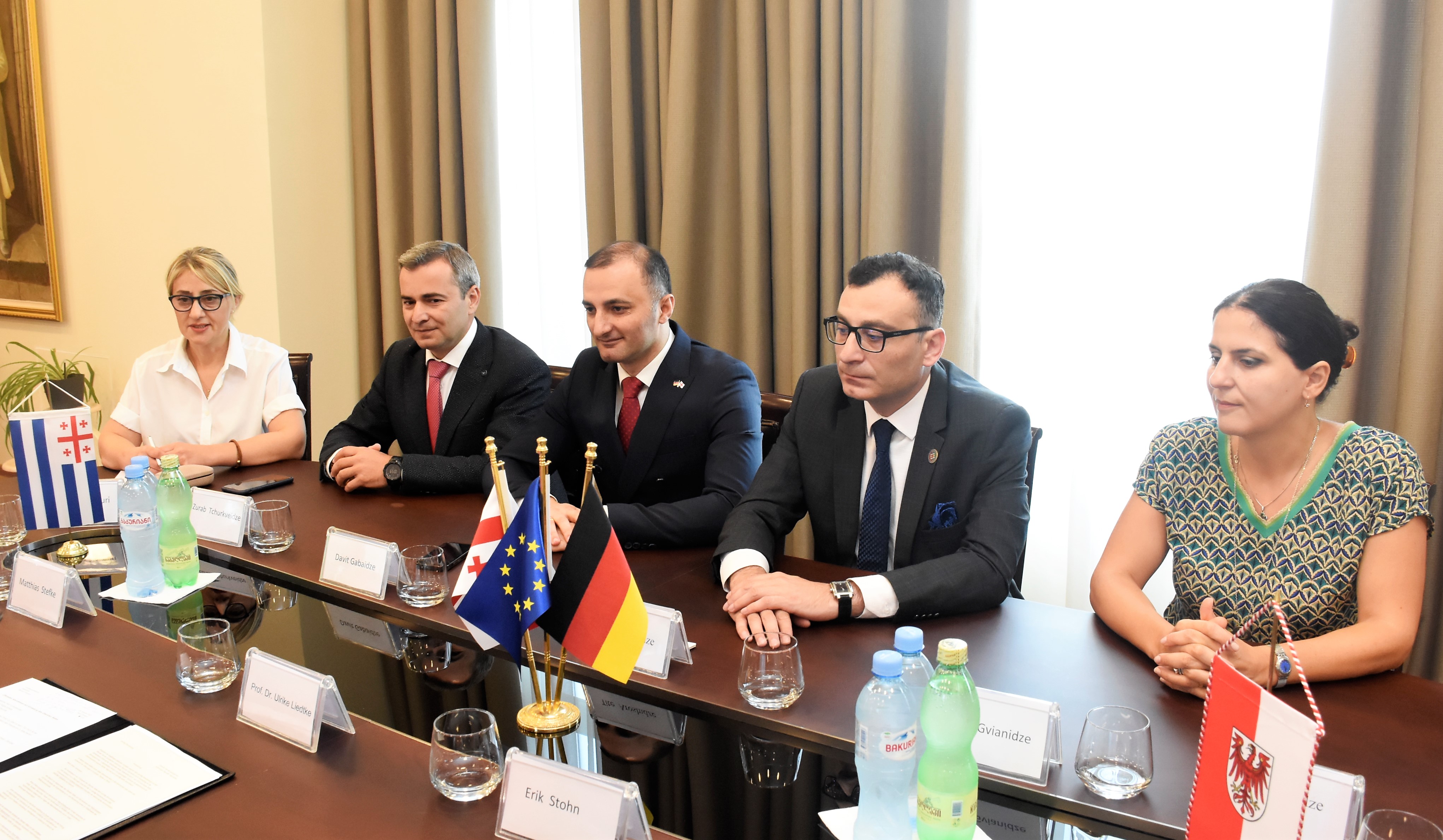 დავით გაბაიძემ ბრანდენბურგის ფედერალური მიწის ლანდტაგის ოფიციალურ დელეგაციას უმასპინძლა