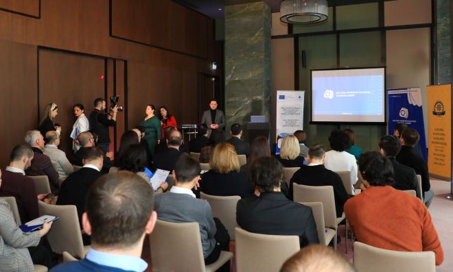 ტიტე აროშიძე და ილია ვერძაძე ''საზღვაო სფეროში დასაქმების ხელშეწყობის ქვეპროგრამის შედეგების შემაჯამებელ ღონისძიებას დაესწრნენ