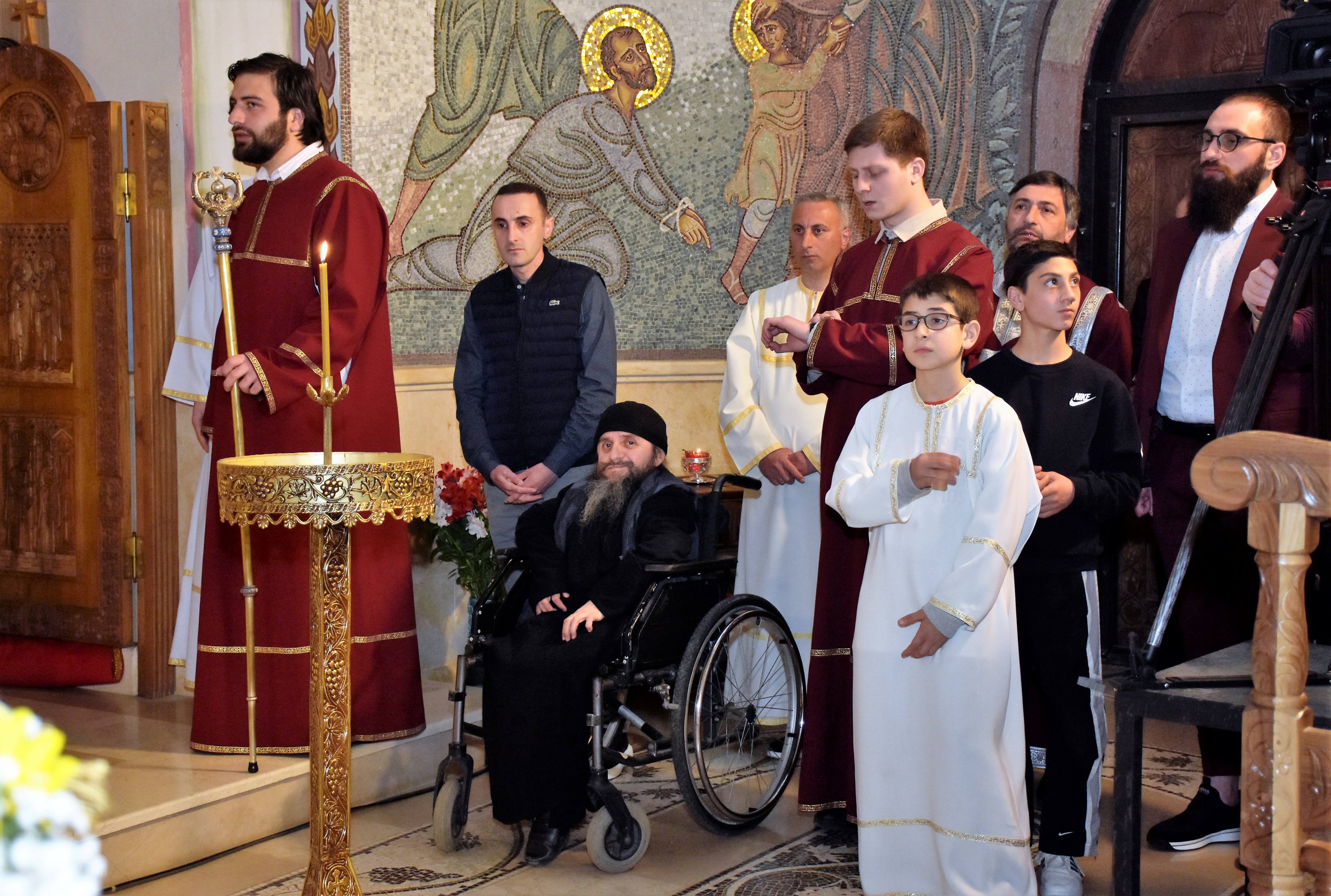 სააღდგომო ლიტურგია ყოვლადწმიდა  სამების  ეკლესიაში