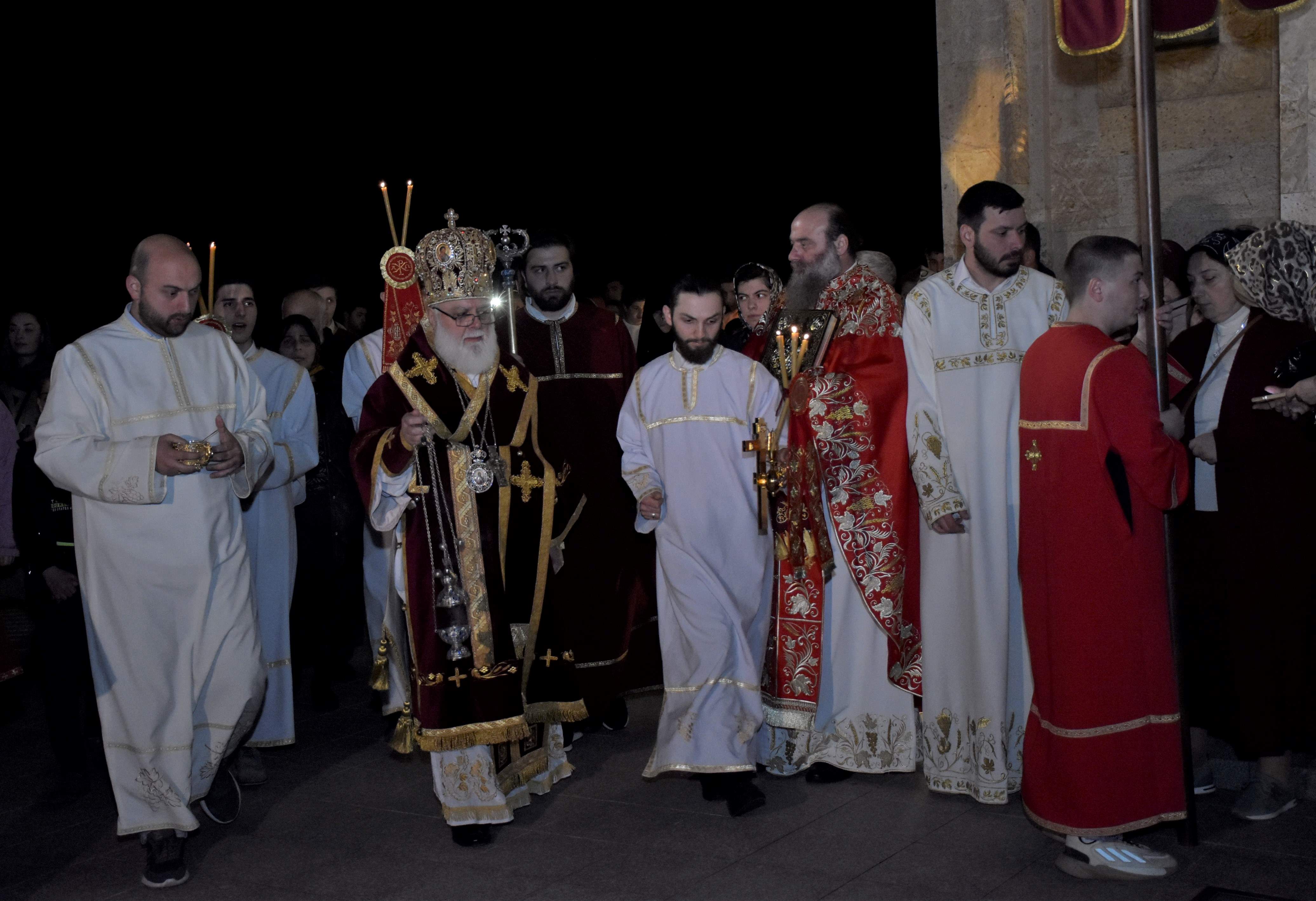სააღდგომო ლიტურგია ყოვლადწმიდა  სამების  ეკლესიაში