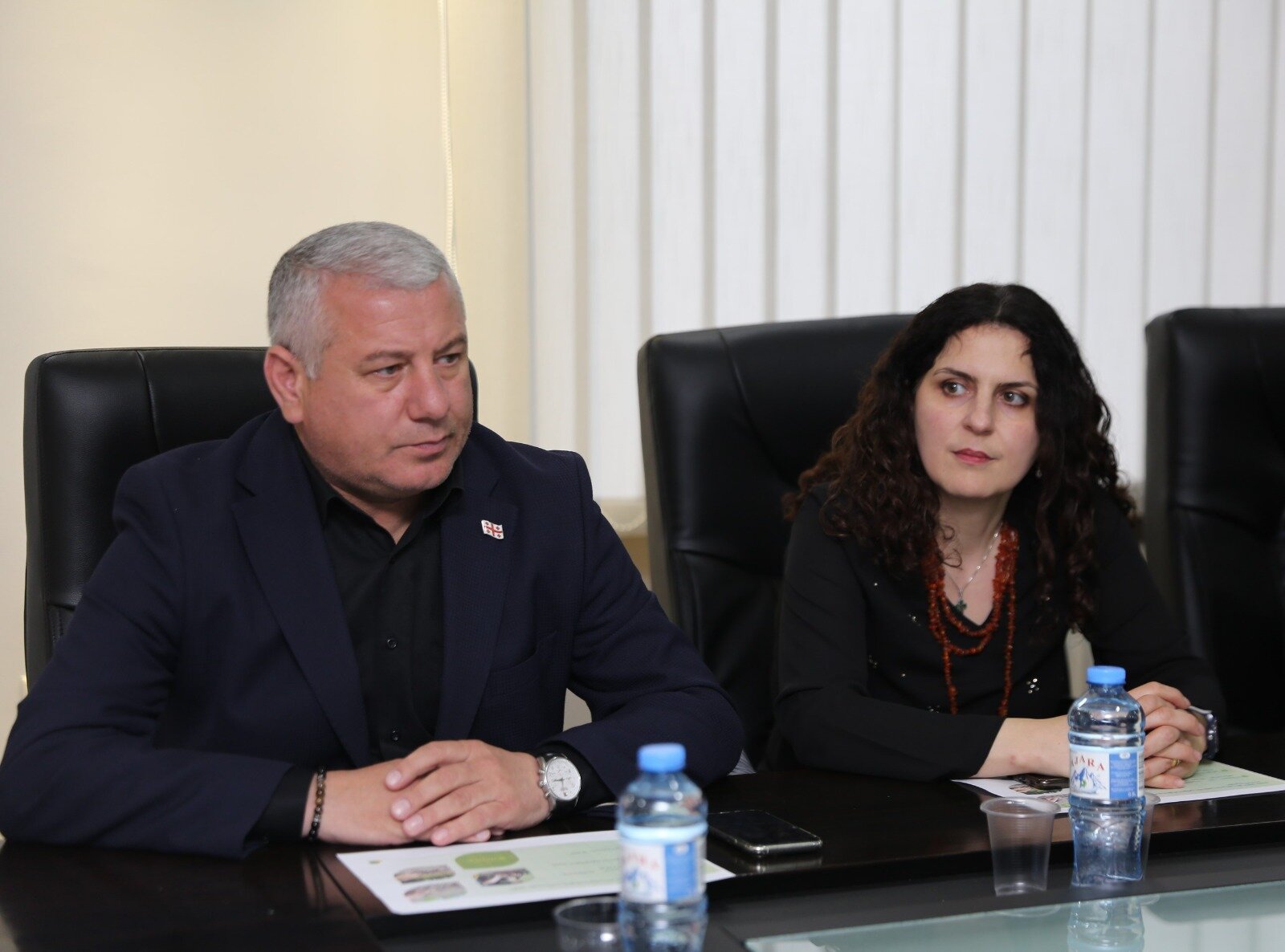 მარინე გვიანიძე და ფრიდონ ფუტკარაძე სოფლის მეურნეობის სამინისტროს საშუალოვადიანი სამოქმედო გეგმის საჯარო განხილვას დაესწრნენ