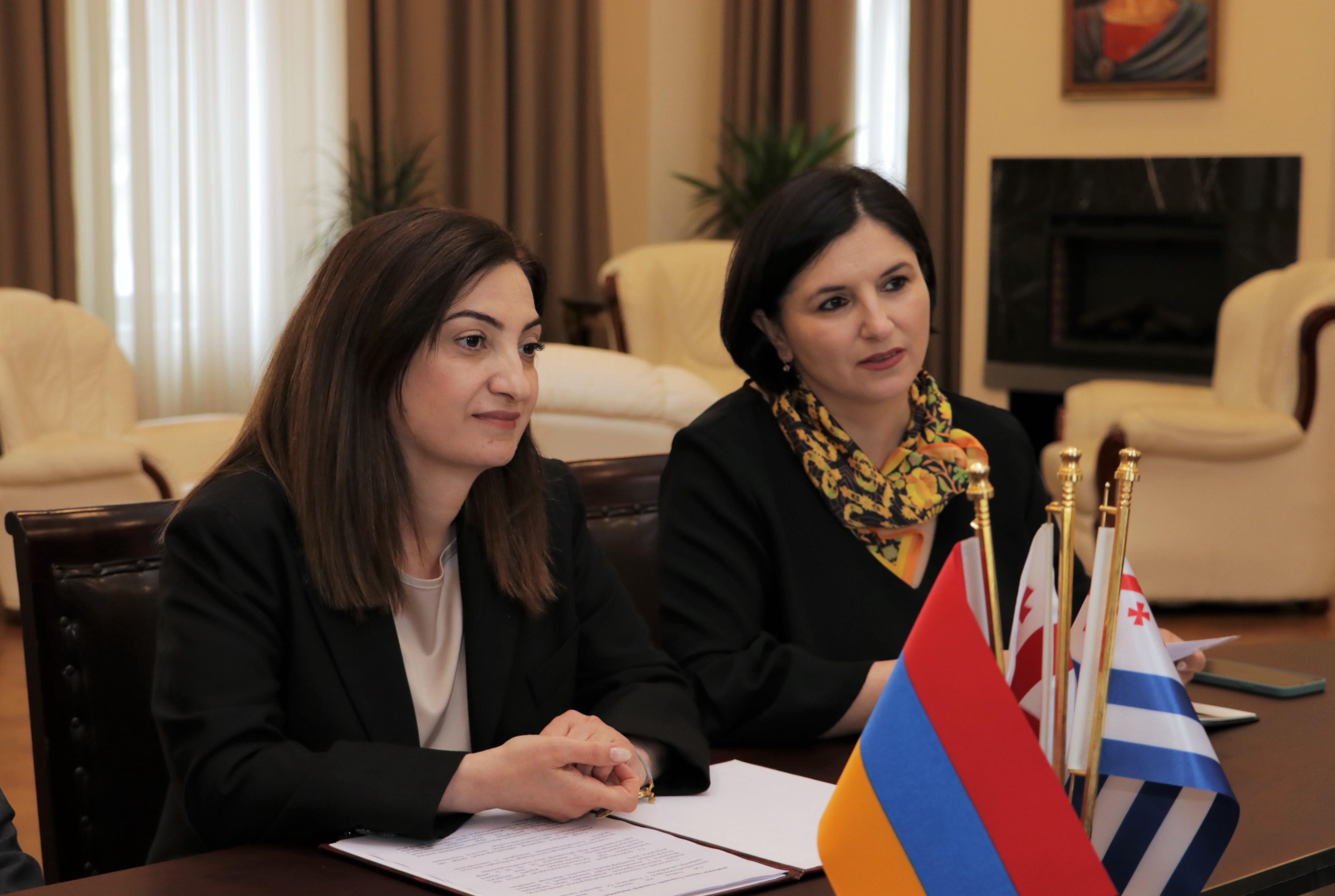 დავით გაბაიძე ქალაქ ბათუმში სომხეთის რესპუბლიკის გენერალურ კონსულს შეხვდა