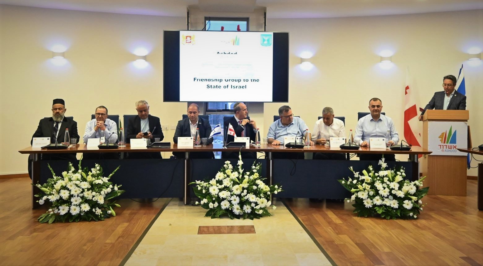 დავით გაბაიძე, ისრაელში ოფიციალური ვიზიტის ფარგლებში, ბათუმთან დაძმობილებული ქალაქის, აშდოდის მერს შეხვდა