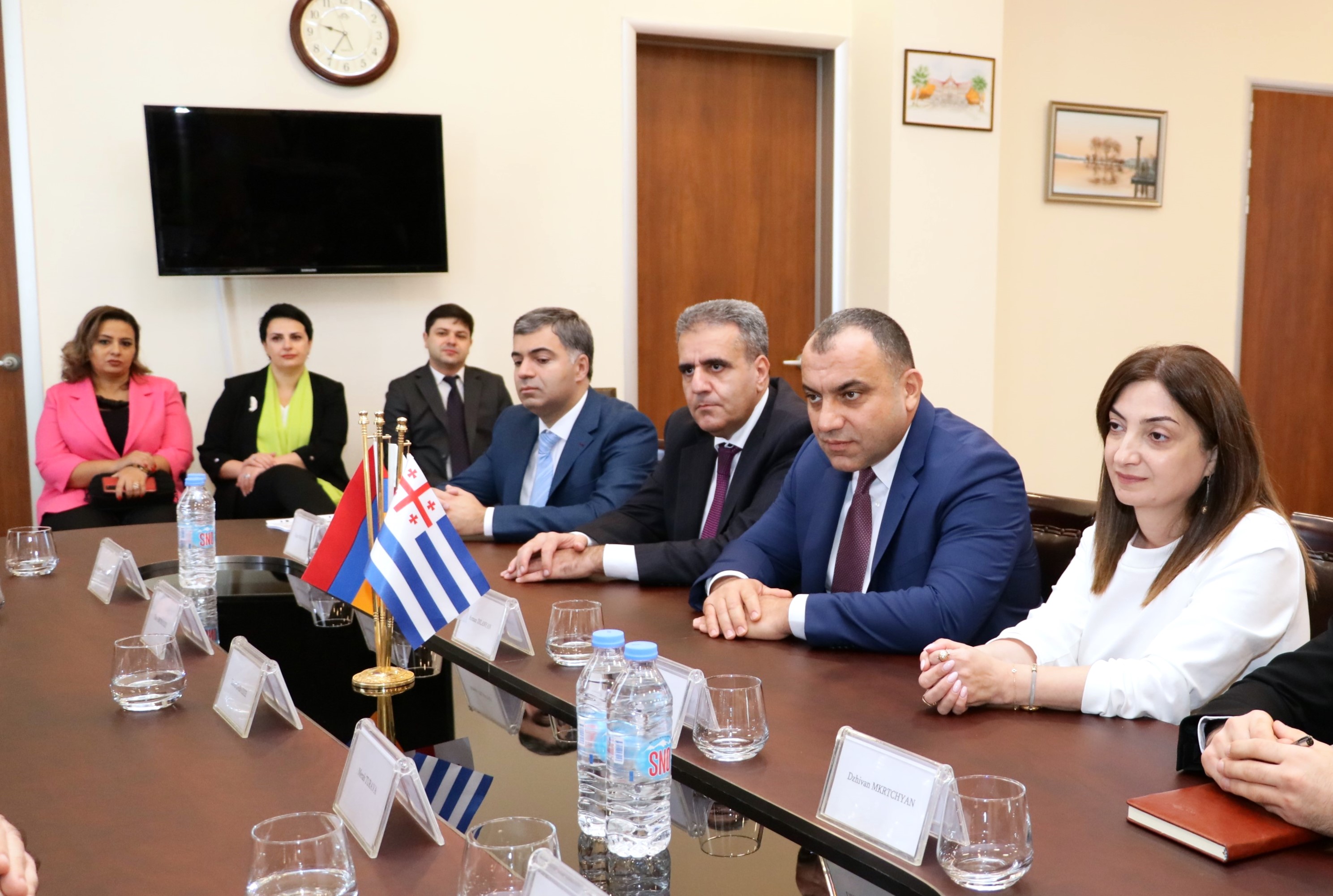 დავით გაბაიძემ სომხეთის საკონსტიტუციო სასამართლოს &nbsp;&nbsp;&nbsp;დელეგაციას უმასპინძლა