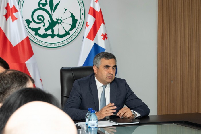 შეხვედრა აჭარის სოფლის მეურნეობის სამინისტროში