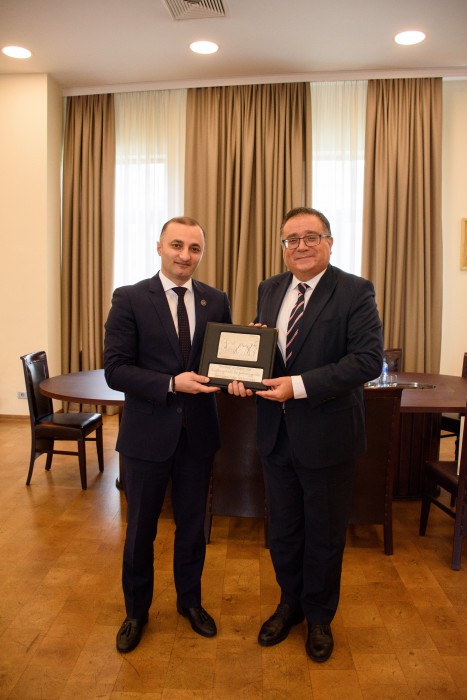 დავით გაბაიძემ რიზა ქაღან ილმაზს უმასპინძლა