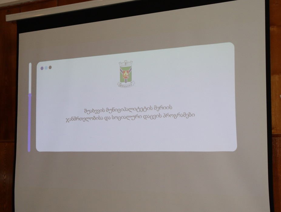 ხულოსა და შუახევის მუნიციპალიტეტებში ჯანმრთელობისა და სოციალური დაცვის პროგრამები წარადგინეს