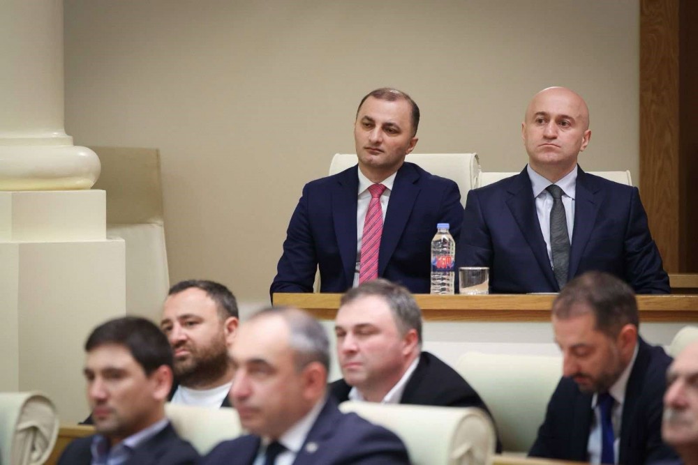 აჭარის უმაღლესი საბჭოსა და მთავრობის თავმჯდომარეები - დავით გაბაიძე და სულხან თამაზაშვილი საქართველოს პარლამენტის პლენარულ სხდომას დაესწრნენ.  