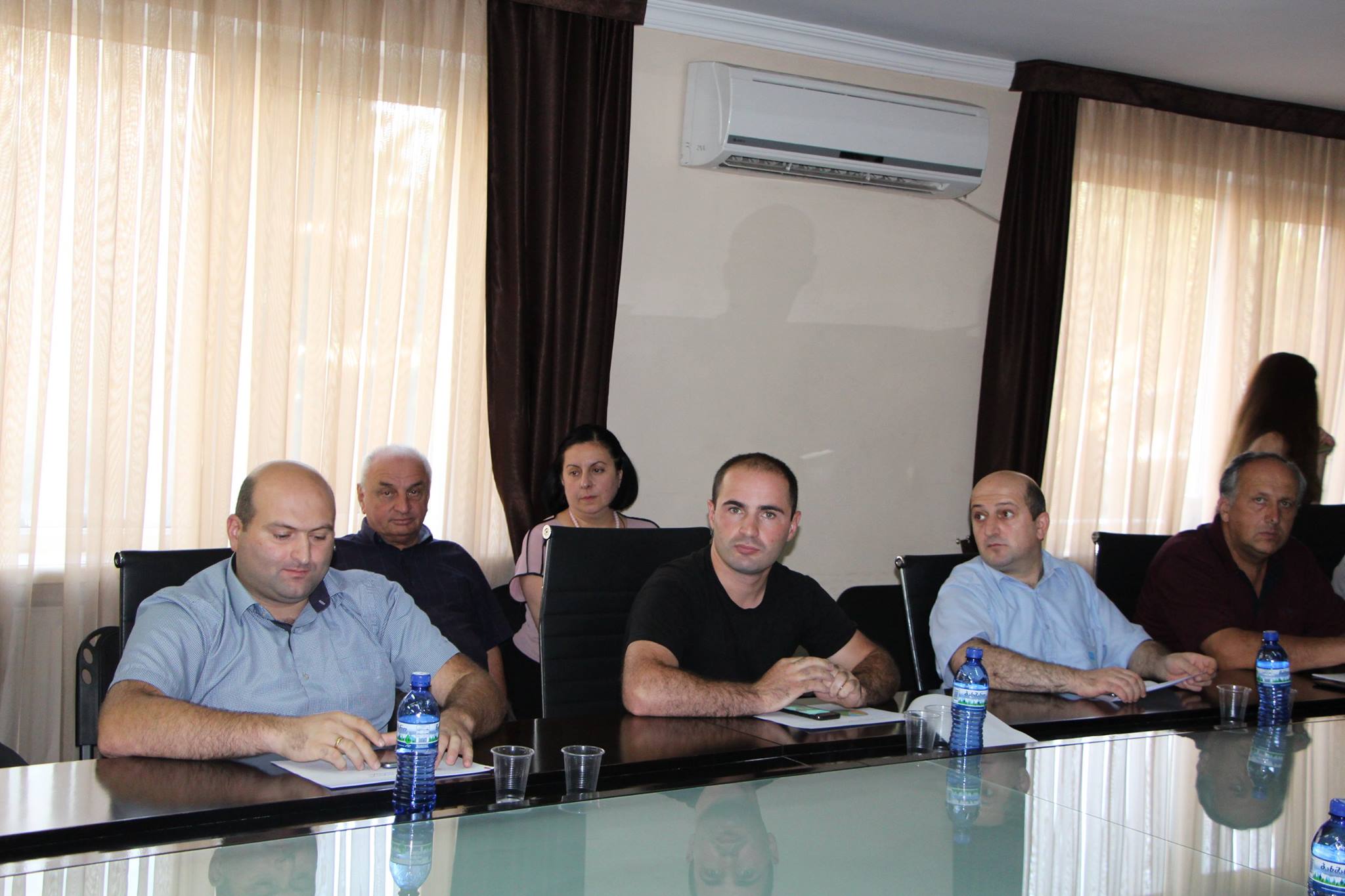 ვახტანგ წულაძე პროგრამული ნაწილის პრეზენტაციაზე