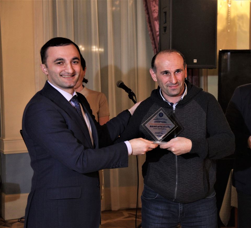 წლის საუკეთესო სპორტსმენების დაჯილდოება