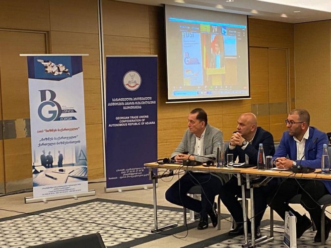 საერთაშორისო კონფერენცია - „პარტნიორული სისტემის განვითარება საქართველოში გარემოსდაცვითი და შრომის უსაფრთხოების სტანდარტების გასაუმჯობესებლად“ 