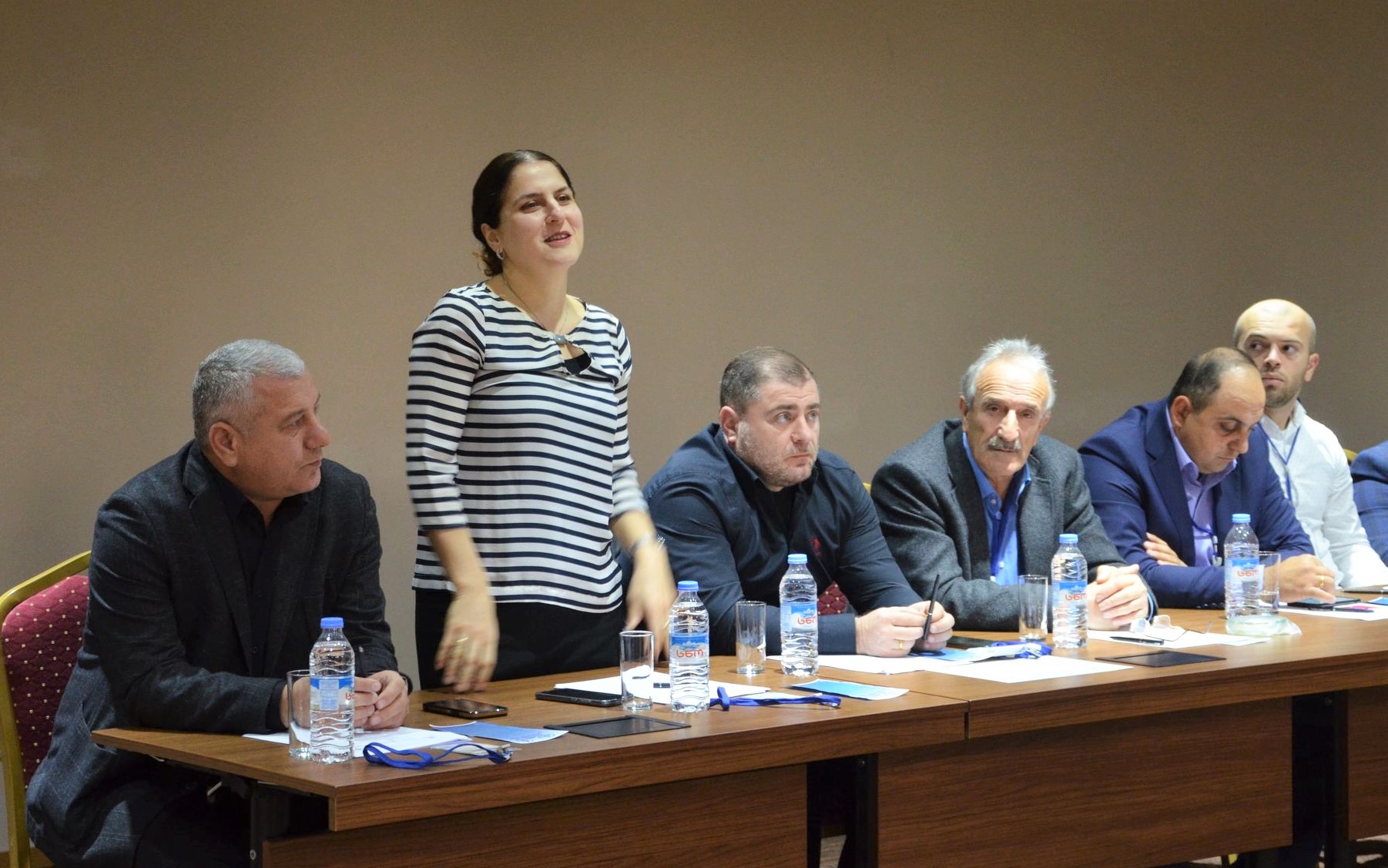 მარინე გვიანიძე და ფრიდონ ფუტკარაძე მცენარეთა დაცვის აქტუალურ პრობლემებზე გამართულ სამუშაო შეხვედრაზე