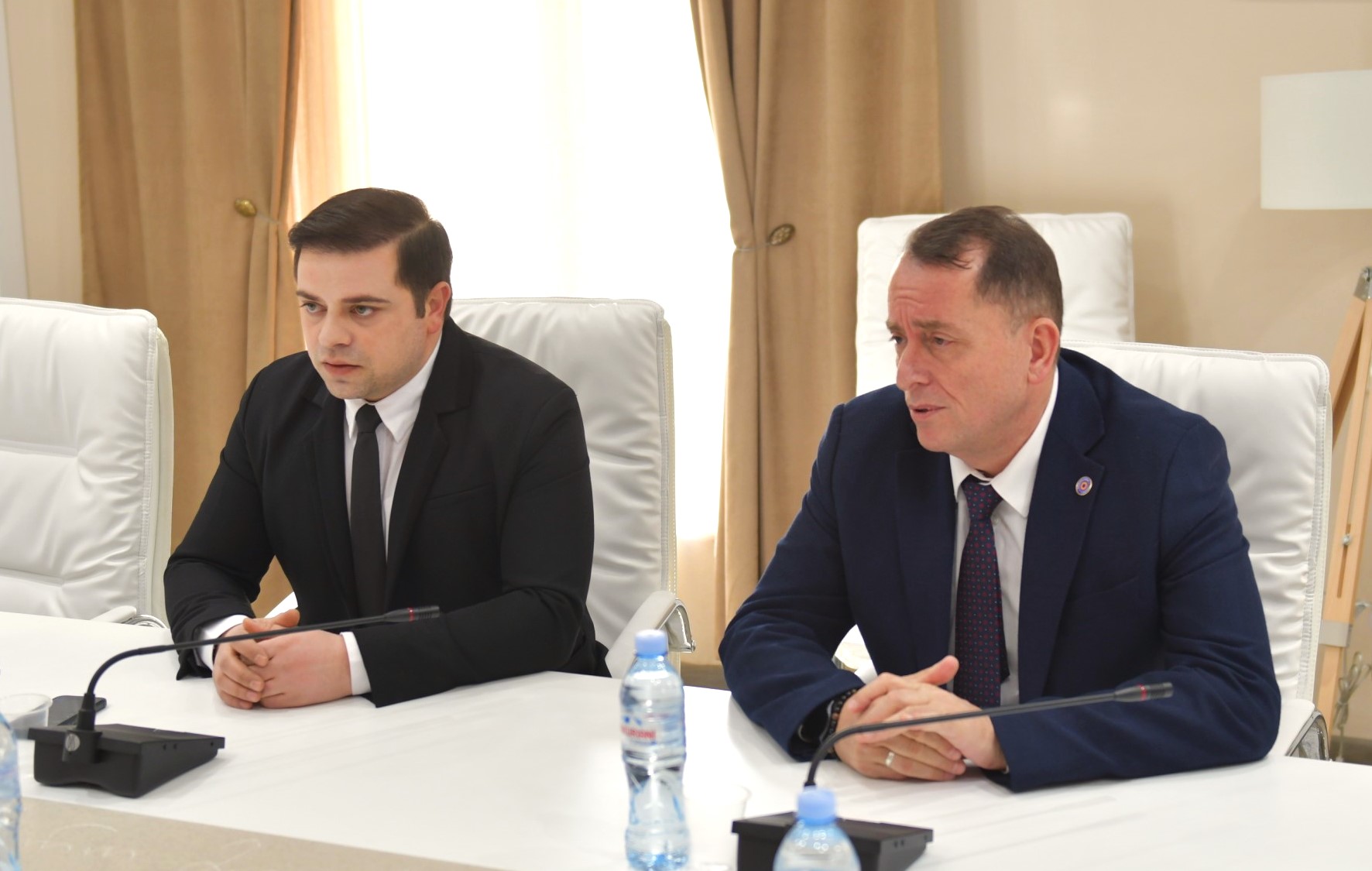 ცოტნე ანანიძე და ილია ვერძაძე პარლამენტის ადამიანის უფლებათა დაცვისა და სამოქალაქო ინტეგრაციის კომიტეტის თავმჯდომარეს - მიხეილ სარჯველაძეს შეხვდნენ