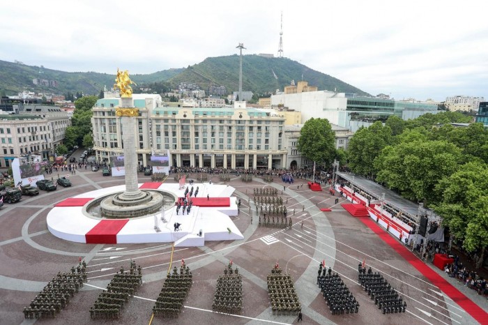 საქართველოს დამოუკიდებლობის დღე საზეიმოდ აღინიშნა