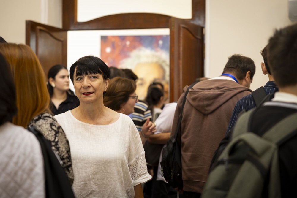 დავით გაბაიძე ბათუმის სახელმწიფო უნივერსიტეტში გამართულ სამეცნიერო ღონისძიებას დაესწრო