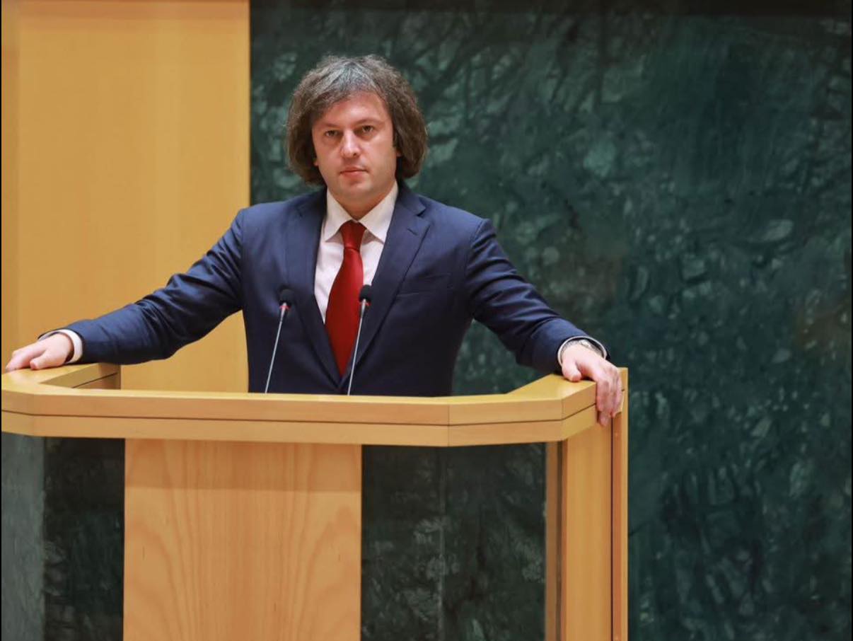 დავით გაბაიძე და სულხან თამაზაშვილი საქართველოს პარლამენტში პრემიერ-მინისტრის გამოსვლას დაესწრნენ 