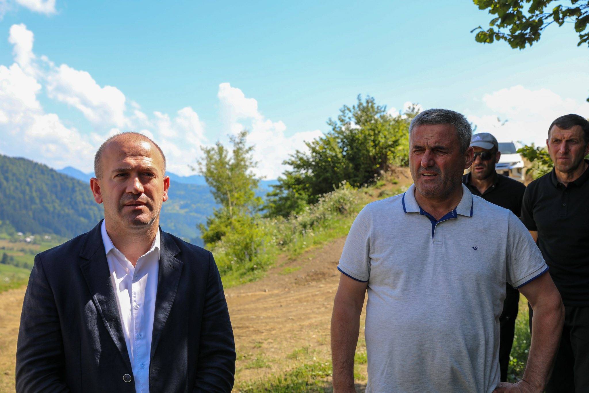 ვახტანგ ბერიძე ხულოში მიმდინარე ინფრასტრუქტურულ პროექტებს გაეცნო