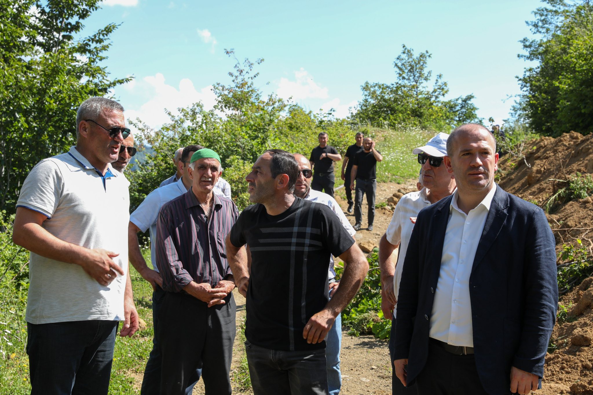 ვახტანგ ბერიძე ხულოში მიმდინარე ინფრასტრუქტურულ პროექტებს გაეცნო