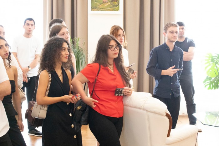 დავით გაბაიძემ ბათუმის შოთა რუსთაველის სახელმწიფო უნივერსიტეტის სტუდენტებს უმასპინძლა