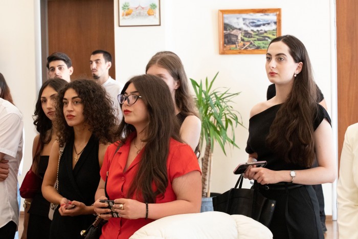 დავით გაბაიძემ ბათუმის შოთა რუსთაველის სახელმწიფო უნივერსიტეტის სტუდენტებს უმასპინძლა