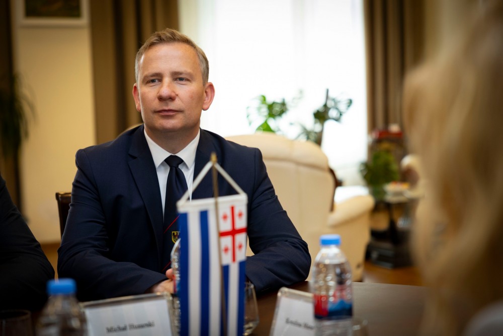 დავით გაბაიძემ ქვემო სილეზიის დელეგაციას უმასპინძლა