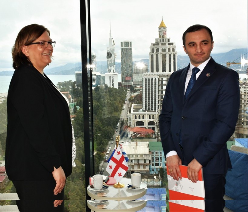 დავით გაბაიძე დაგმარ ჰიუგერს შეხვდა