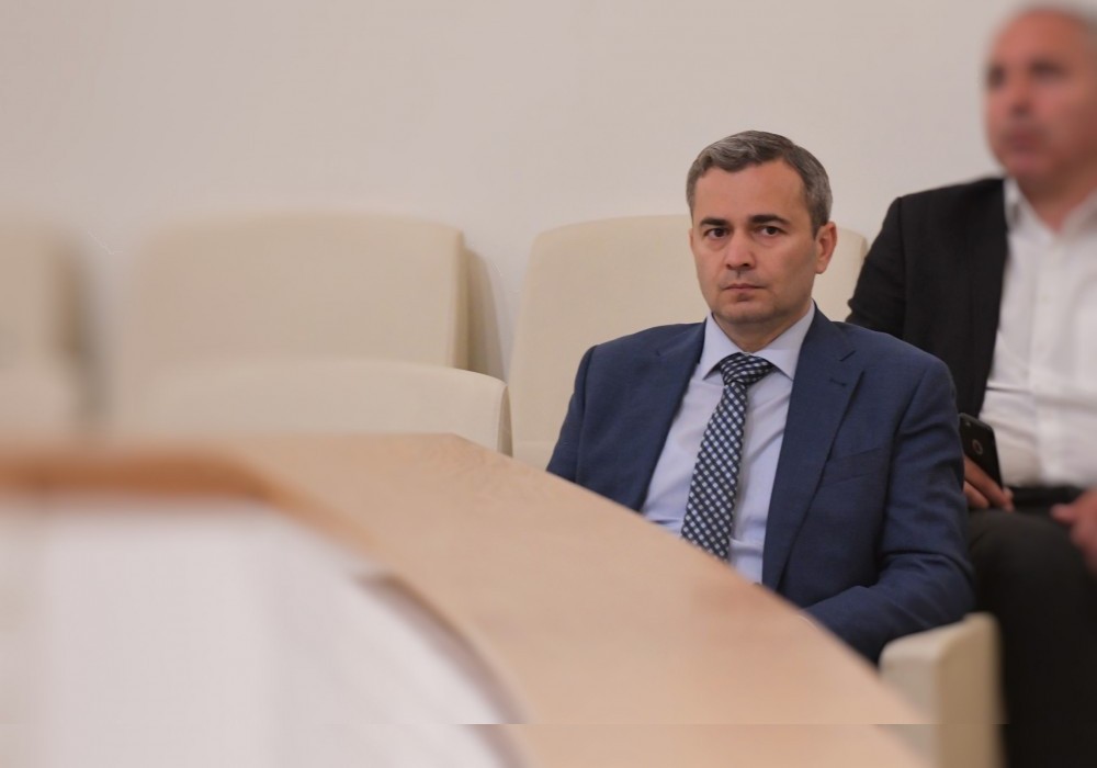 დავით გაბაიძე ზურაბ ჭურკვეიძე საქართველოს პარლამენტში შალვა პაპუაშვილის ანგარიშის წარდგენას დაესწრნენ