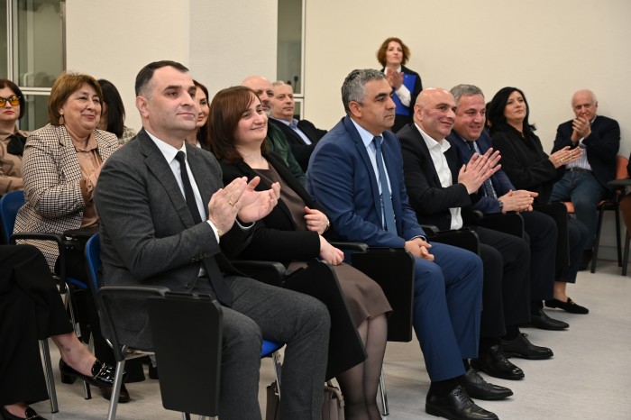 რამაზ ჯინჭარაძე წარმატებული სპორტსმენების, მწვრთნელების, სპორტის სფეროში მოღვაწეთა დაჯილდოების ცერემონიას დაესწრო