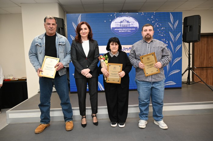 რამაზ ჯინჭარაძე წარმატებული სპორტსმენების, მწვრთნელების, სპორტის სფეროში მოღვაწეთა დაჯილდოების ცერემონიას დაესწრო